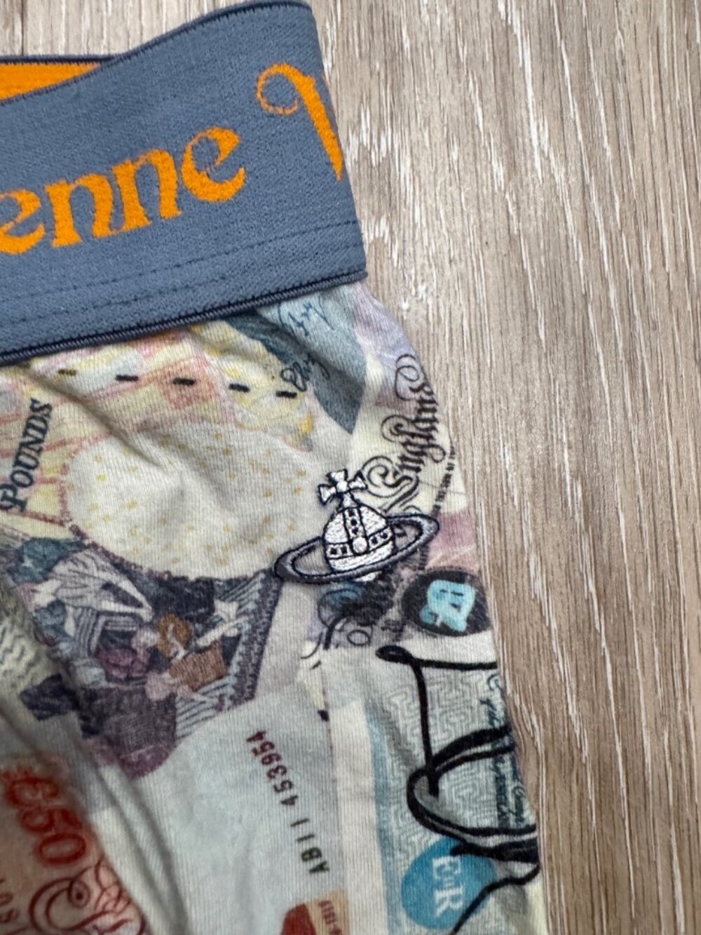 Ultra Rare Vivienne Westwood Archival "British Pound" Currency Leggings / Long J - Picture 5 of 5